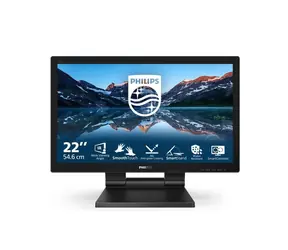 22-calowy Philips 222B9TA/00, czarny, 1920 x 1080, 60 Hz, 2 ms, 250 cd, HDMI, DP, DVI, VGA, REPRO, VESA 