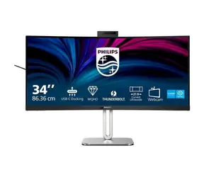 34" Philips 34B2U6603CH/00 / VA / 3440 x 1440 / 21:9 / 4 ms / 550 cd-m2 / 3500:1 / HDMI + DP + Thunderbolt / VESA / Repro
