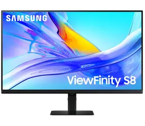 Rozpakowany - 32-calowy Samsung ViewFinity S8 czarny / VA / 3840 x 2160 / 16:9 / 5 ms / 3000:1 / 350 cd / HDMI+DP / rozpakowany