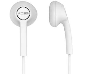 Koss KE5W białe / słuchawki douszne / 98dB / jack 3,5 / 60 - 20 000 Hz / kabel 1,2 m / bez kodu