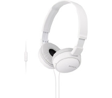 Sony MDR-ZX110AP Słuchawki nauszne zamknięte, białe