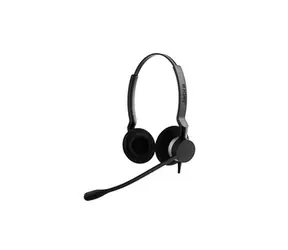 JABRA BIZ 2300 Duo (2309-820-104) czarny / Dla call center / QD / E-STD / NC / FreeSpin 