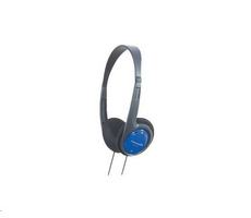 Panasonic RP-HT010E-A niebieskie / lekkie słuchawki stereo / jack 3,5 mm
