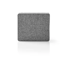 Nedis SPBT1002AL - Głośnik Bluetooth® Srebrny / 15 W / Metalowa konstrukcja