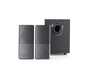 Nedis GSPR10021BK - Głośniki do gier Czarny / 2.1 / Zasilanie USB / Jack 3,5 mm / RMS 11 W