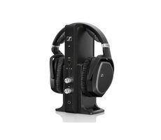 Sennheiser RS 195 czarny / zestaw słuchawkowy bezprzewodowy / RF + 3,5 mm
