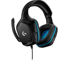 Logitech G432 7.1 czarny / Zestaw słuchawkowy do gier z mikrofonem / do komputerów PC i Mac oraz PS4 i Xbox One i Nintendo Switch / kabel 2m