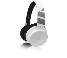 Aligator AH02 biały / słuchawki Bluetooth / karta FM / SD / AUX