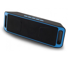Esperanza EP126KB FOLK black-blue / Głośnik Bluetooth / 2x3W / 5V / 800mAh / BT 4.1 / Radio FM / microSD