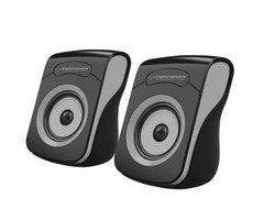 Esperanza EP140KE FLAMENCO czarno-szary / Głośniki / 2.0 / 2x3W / 5V / USB / 3,5mm / microSD 