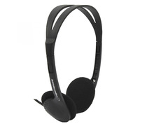 Esperanza EH119 Disco black / słuchawki douszne / jack 3,5 mm / regulacja głośności / 2,5 m