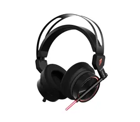 1MORE Spearhead VR Classic czarny / Zestaw słuchawkowy do gier z mikrofonem / 7.1 / Podświetlenie RGB / USB / 3,5 mm / 1,5 m