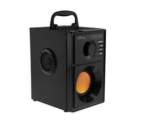 Media-Tech BOOMBOX czarny / głośnik bezprzewodowy / RMS 15W + subwoofer PMPO 600W / BT 2.1 + EDR / Radio FM / microSD
