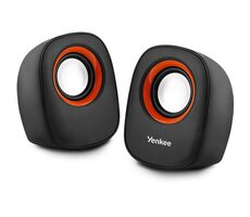 YENKEE YSP 2001BK czarny / głośniki stereo 2.0 / RMS 2x3W / gniazdo 3,5 mm