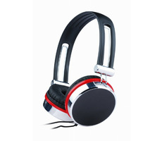 Gembird MHS-903 / słuchawki stereo z mikrofonem i regulacją głośności / 2x jack 3,5 mm / czarne