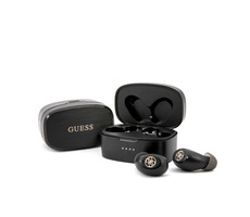 Bezprzewodowy zestaw słuchawkowy stereo Guess 5.0 4H czarny / Bluetooth 4.0 / IPX5