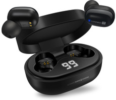Connect IT True Wireless SensorTouch czarne / Słuchawki bezprzewodowe z mikrofonem / Bluetooth 5.0