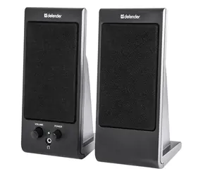 Defender SPK-170 czarny / głośniki 2.0 / 4W / regulacja głośności / zasilacz USB / 3,5mm