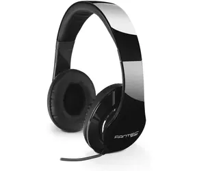 Fantec SHP-250AJ-BB czarny / słuchawki przewodowe / jack 3,5mm / przetworniki 40mm / kabel 1,2 m