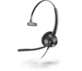 Poly EncorePro 310 QD czarny / zestaw słuchawkowy / mikrofon / 1x słuchawka / QD / kontroler