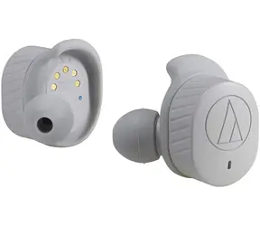AUDIO-TECHNICA ATH-SPORT7TWGY szare / bezprzewodowe słuchawki douszne / z mikrofonem / Bluetooth