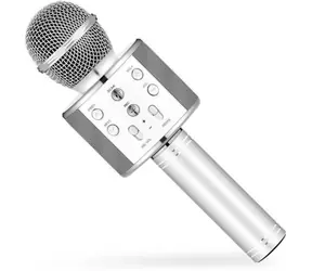 Eljet Mikrofon do karaoke Globe srebrny
