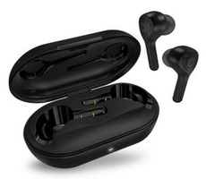 Hyperbass True Wireless Sonic+ czarne / bezprzewodowe słuchawki douszne / TWS / mikrofon / Bluetooth 5.0 / etui ładujące