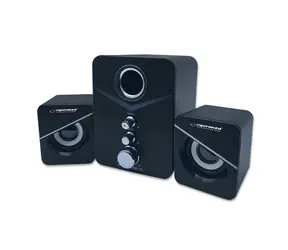 Głośniki Esperanza EP153 CANCAN 2.1 USB czarne / 6 W / USB i wyjście słuchawkowe 3,5 mm