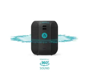 Lamax Sounder2 Mini / Głośnik Bluetooth / 15 W / IP66 / Bluetooth 5.0 / USB-C