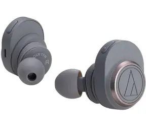 AUDIO-TECHNICA ATH-CKR7TW szary / słuchawki bezprzewodowe / mikrofon / Bluetooth 5.0 / Qualcomm aptX / etui ładujące