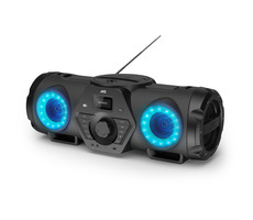 JVC RV-NB300DAB czarny / Odtwarzacz przenośny / Tuner FM i DAB+ / CD / USB / Bluetooth / 60 W