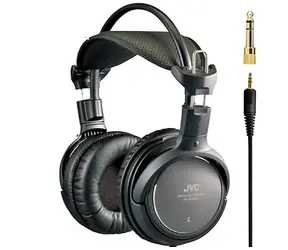 JVC HA-RX700 czarne / słuchawki przewodowe / Jack 3,5 mm i 6,3 mm / 3,5 m