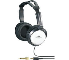 JVC HA-RX500 czarno-biały / słuchawki nagłowne / jack 3,5 mm i 6,3 mm / 3,5 m