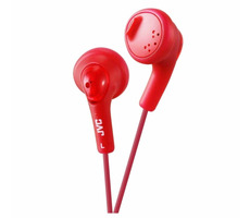 JVC HA-F160-RE czerwone / słuchawki stereo / jack 3,5 mm / 1m