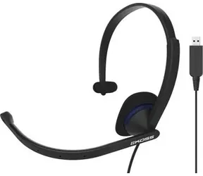Koss CS195 USB czarne / Słuchawki z mikrofonem / 2,4 m / USB / bez kodu / wyprzedaż
