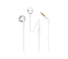 JBL T205 srebrno-biały / słuchawki z mikrofonem / jack 3,5mm
