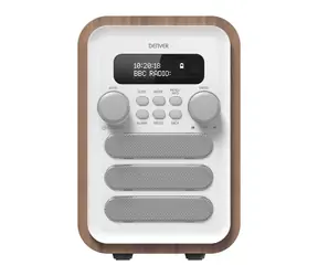 Denver DAB-48 biały / radio / DAB+ / FM / Bluetooth / wyjście słuchawkowe