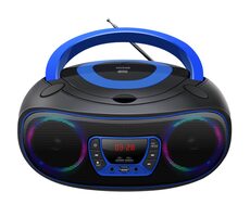 Denver TCL-212BT niebieski / radio / FM / Bluetooth / CD / USB / 2x 2W