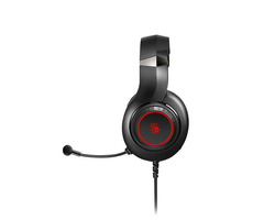 A4Tech BLOODY G220 czarny / Gamingowy zestaw słuchawkowy z mikrofonem / Składany mikrofon / jack 3,5mm / 2m