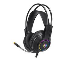 Marvo HG8935 czarne / słuchawki z mikrofonem / USB / podświetleniem / kabel 2,1m 