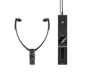 Sennheiser RS 5200 czarne / bezprzewodowe słuchawki douszne do telewizora / stacji dokującej i nadajnika 