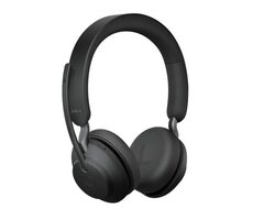JABRA Evolve2 65 Stereo MS USB-A Czarny / Zestaw słuchawkowy stereo / Mikrofon / Bluetooth / Klucz USB-A