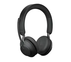 JABRA Evolve2 65 Stereo MS USB-A Czarny / Zestaw słuchawkowy stereo / Mikrofon / Bluetooth / Klucz USB-A