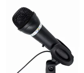 Gembird MIC-D-04 czarny / mikrofon biurkowy / jack 3,5 mm
