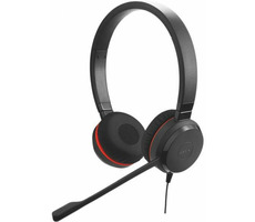 JABRA Evolve 20 Special Edition UC Duo USB-A Czarny / Zestaw słuchawkowy stereo / Mikrofon / USB-A
