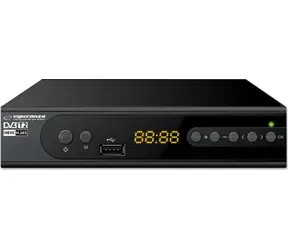 Esperanza EV106R czarny / Tuner cyfrowy DVB-T2 / H.265 / HEVC