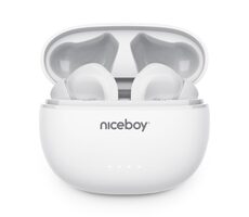 Niceboy HIVE Pins 3 ANC biały / Słuchawki bezprzewodowe / Bluetooth 5.3