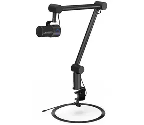 Endorfy Solum Studio czarny / mikrofon do transmisji strumieniowej / kondensator / filtr pop / USB-C / 3M