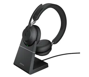 JABRA Evolve2 65 (26599-999-889) czarny / Dla call center / Bezprzewodowy / Stereo / BT / USB-C / MS