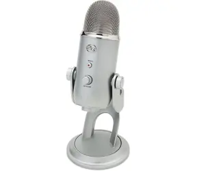 Blue Yeti srebrny / mikrofon stacjonarny / USB